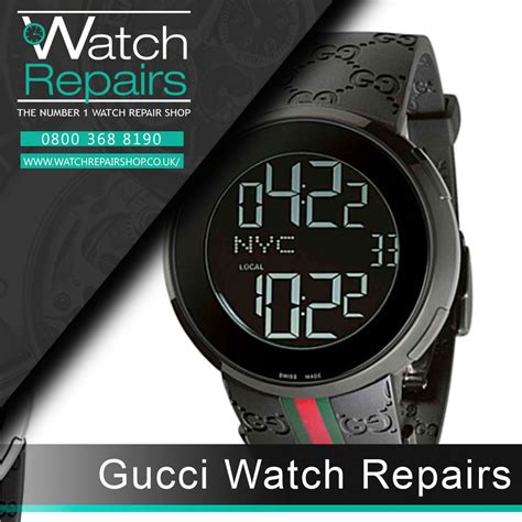 gucci vintage watch repair|authorized gucci watch repair.